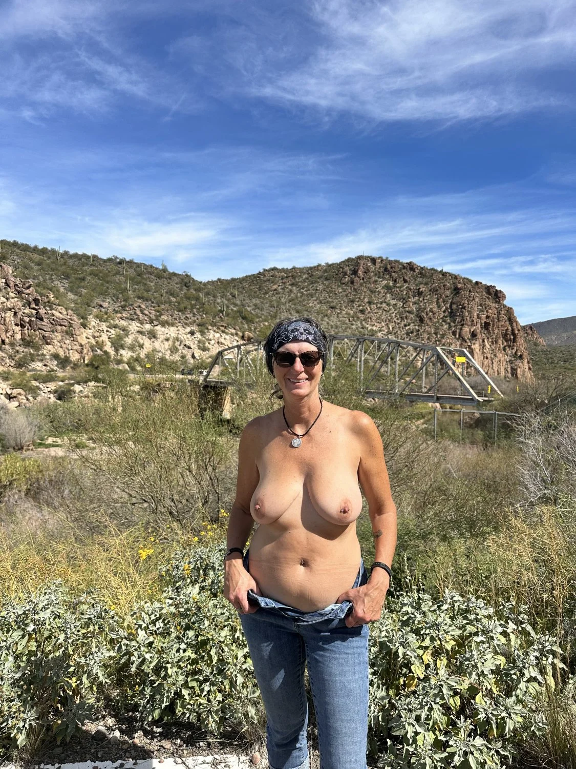🌤 Roxy loves to be naked outside! Then enjoys being a dirty wife at night! image 3