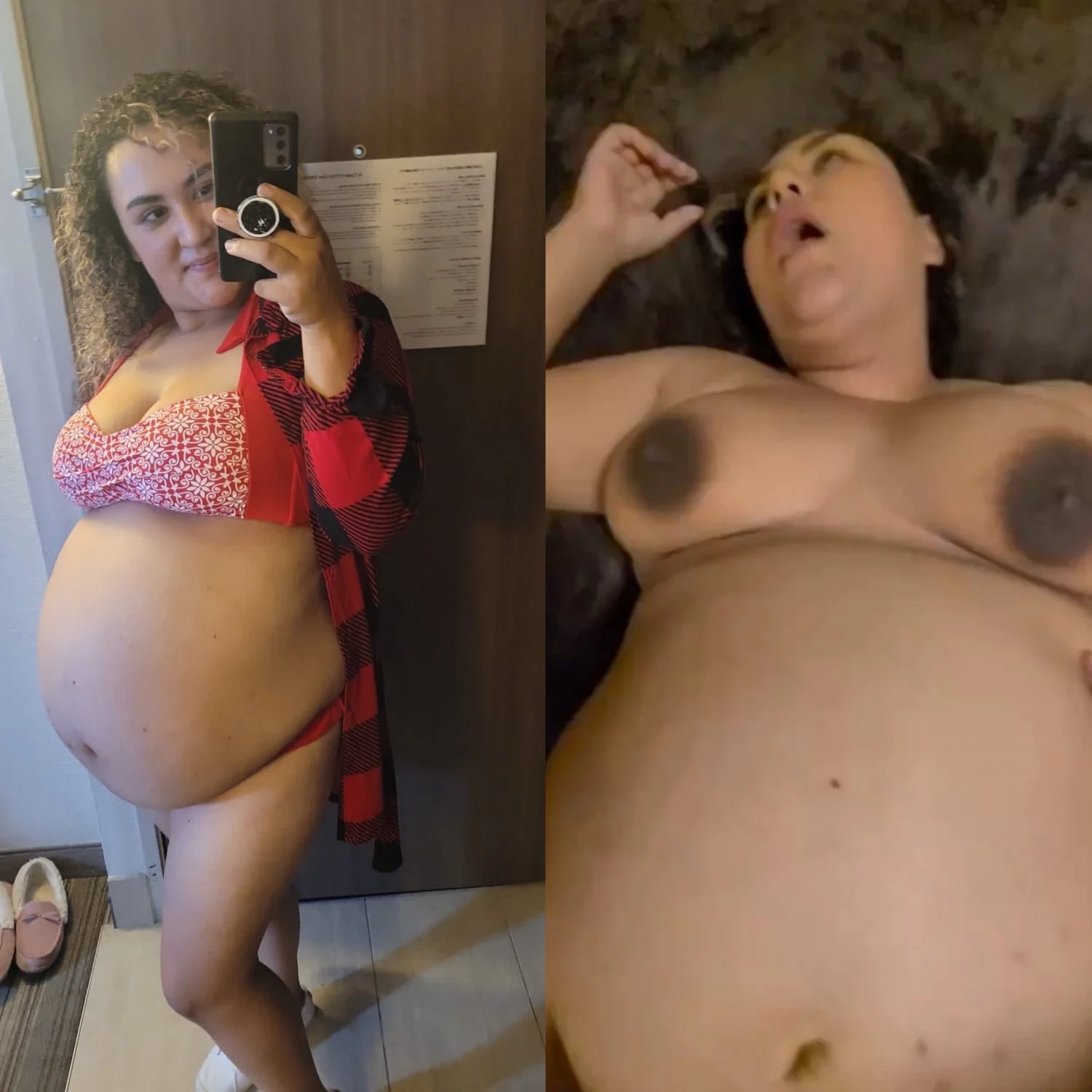 Heavily pregnant mom get fucked image 11