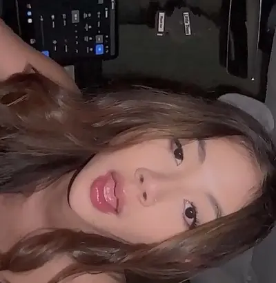 Hot asian teen having fun with stranger in the car cover image