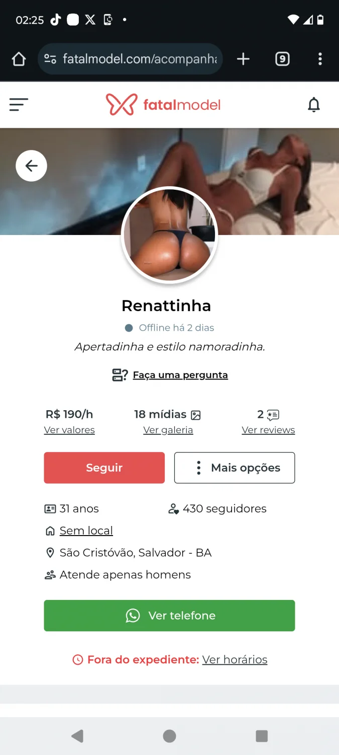 Renatinha fatalmodel salvador BA image 2