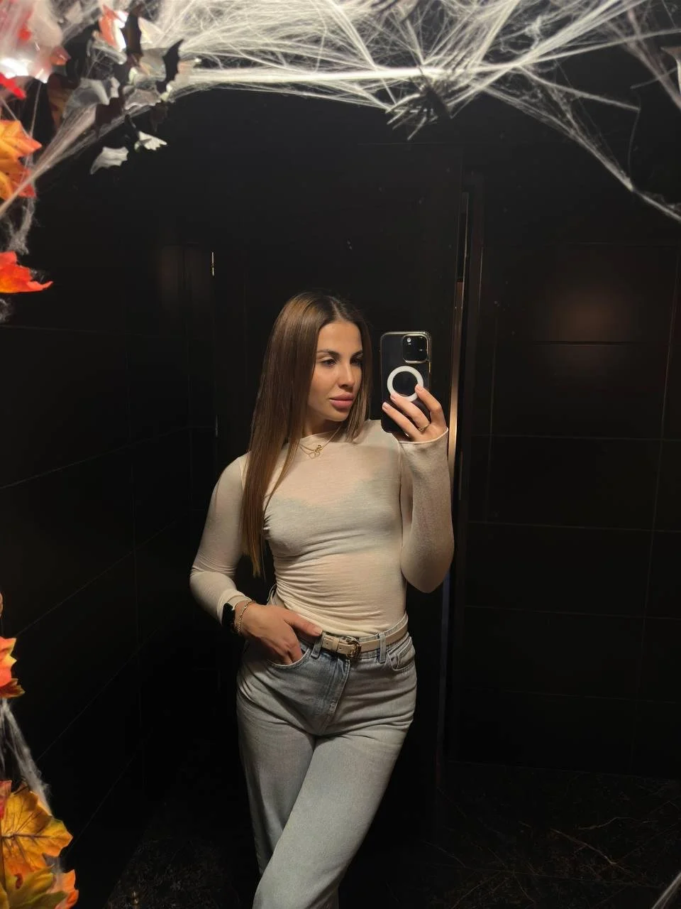 Angelina is a beautiful Ukrainian brunette image 19