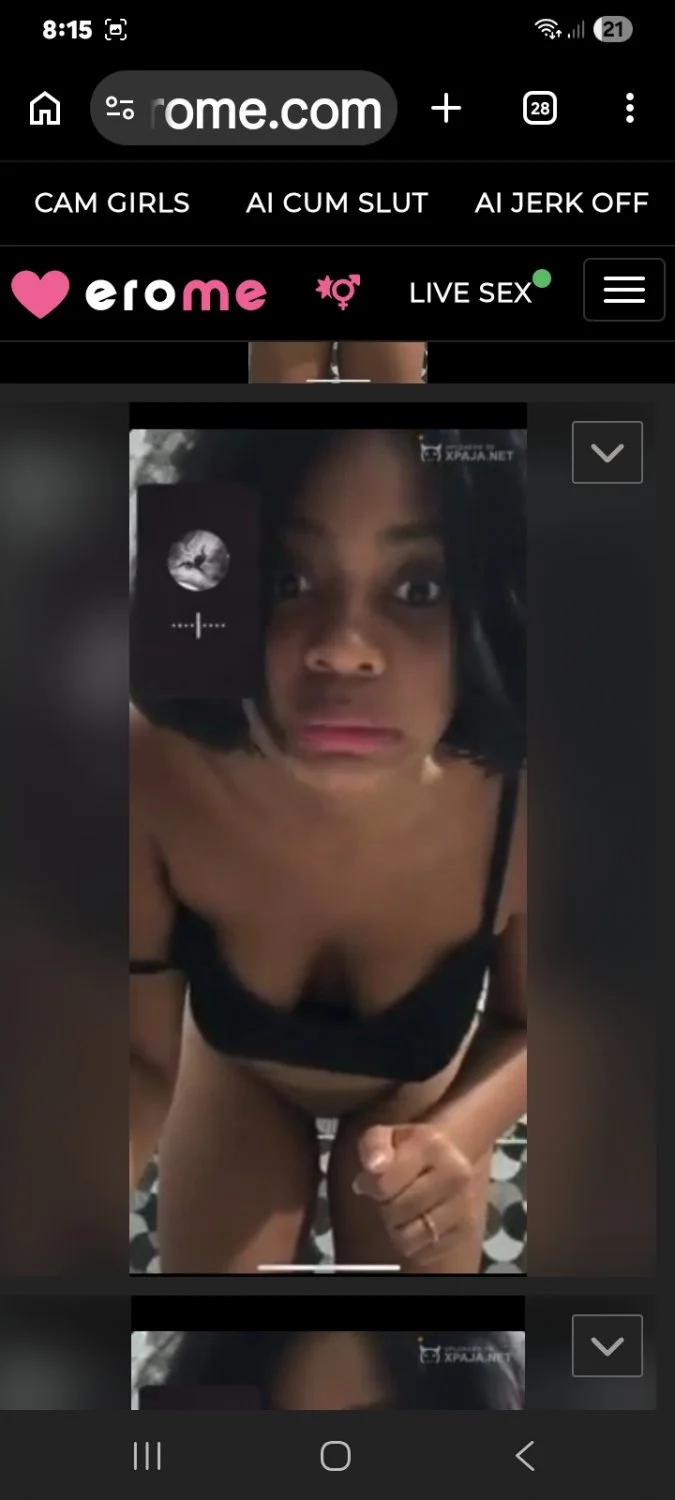 Her mother discovers her. main image