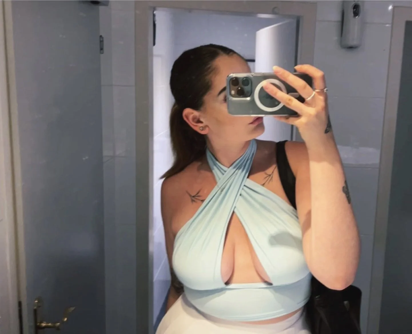 Exposing Fat tits irl slut image 7