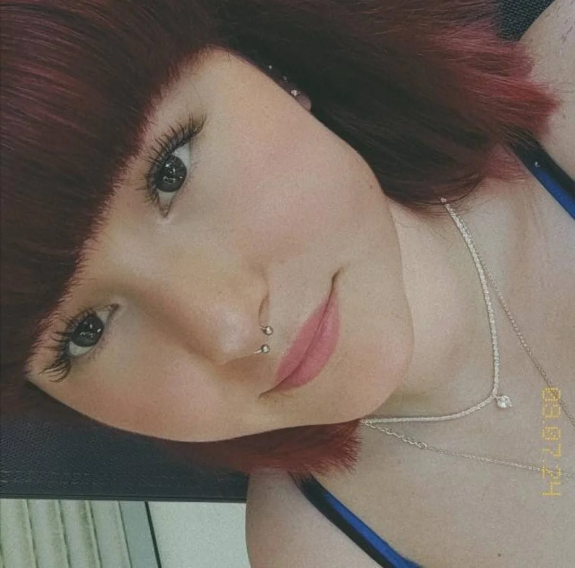 Red hair German slut Leonie wants you to cum on her tongue and tits image 2