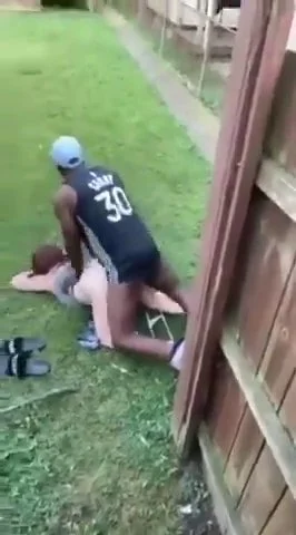 Girl BBC fucked in the garden main image