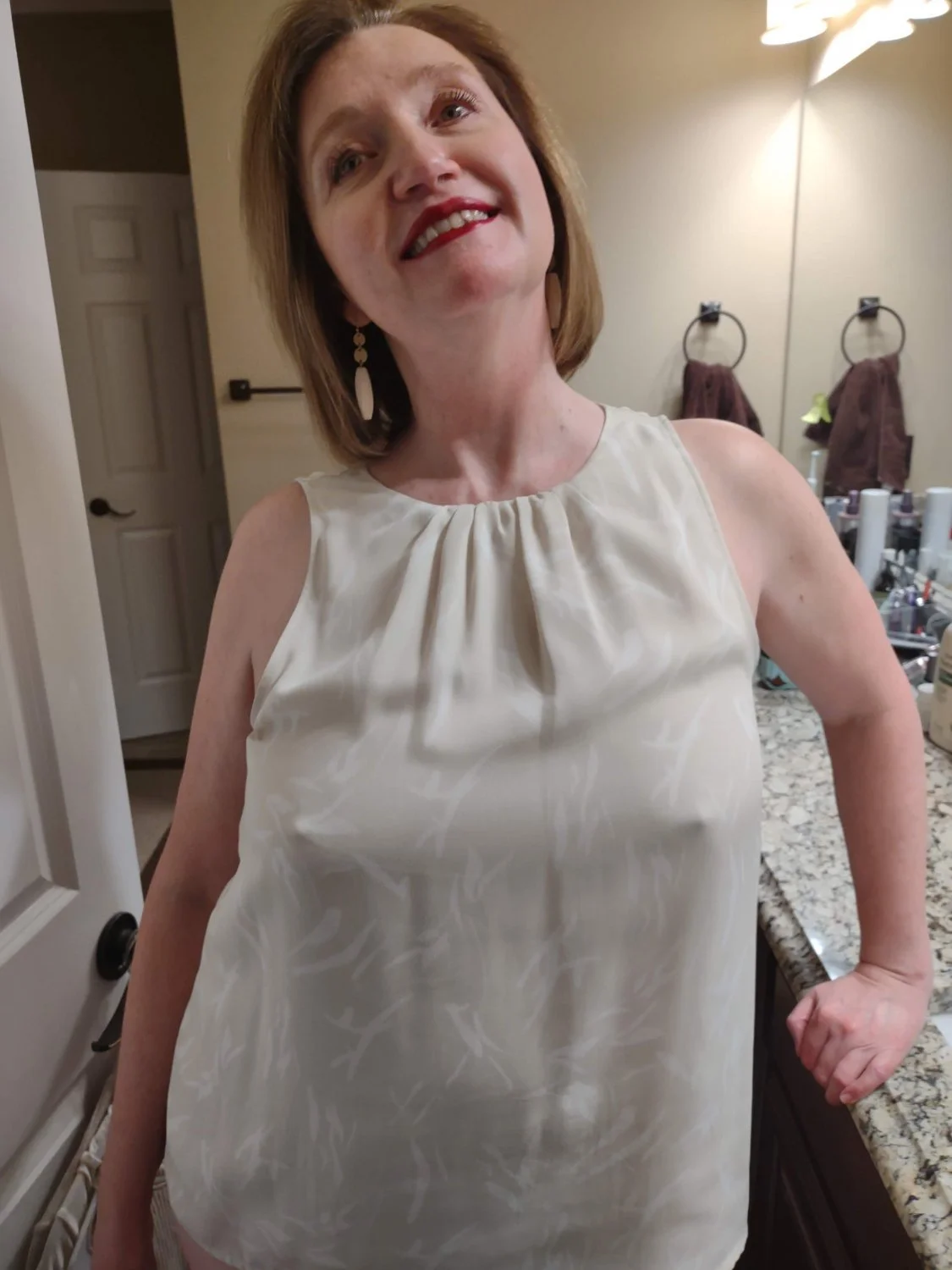 More Mature Redhead Milf Wife Cuckold Threesome image 16