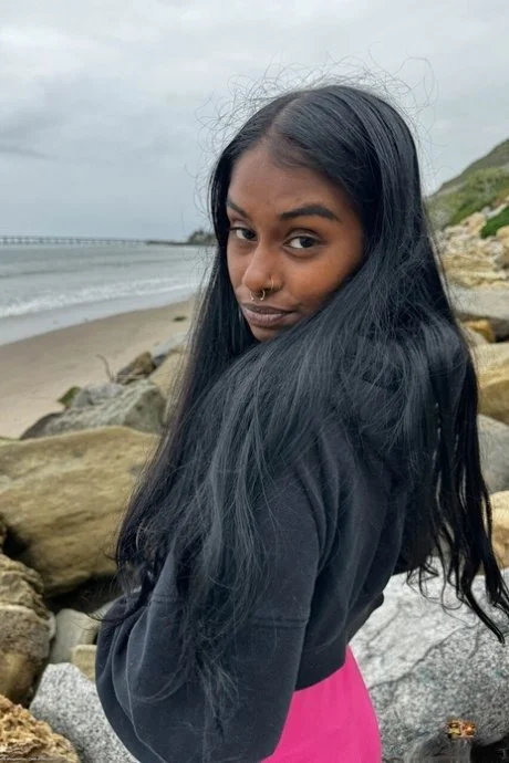 skinny ebony teen Fae Love image 2