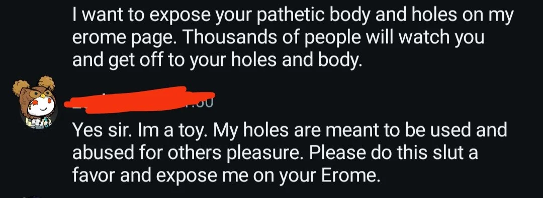 This little fucktoy knew her place and wanted the world to see how much of a whore she is. image 37