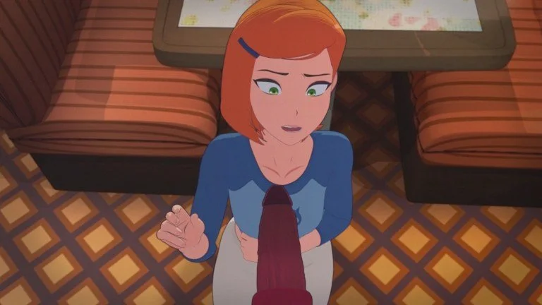 Gwen x Four arms(ben10) 3D,Want it inside her image 5
