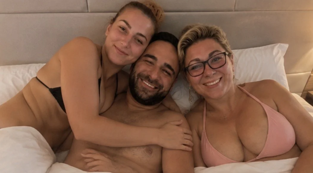 Mom daughter with bf sharing. Cumsluts with cumface, slutty slut whore big tits stepmom main image
