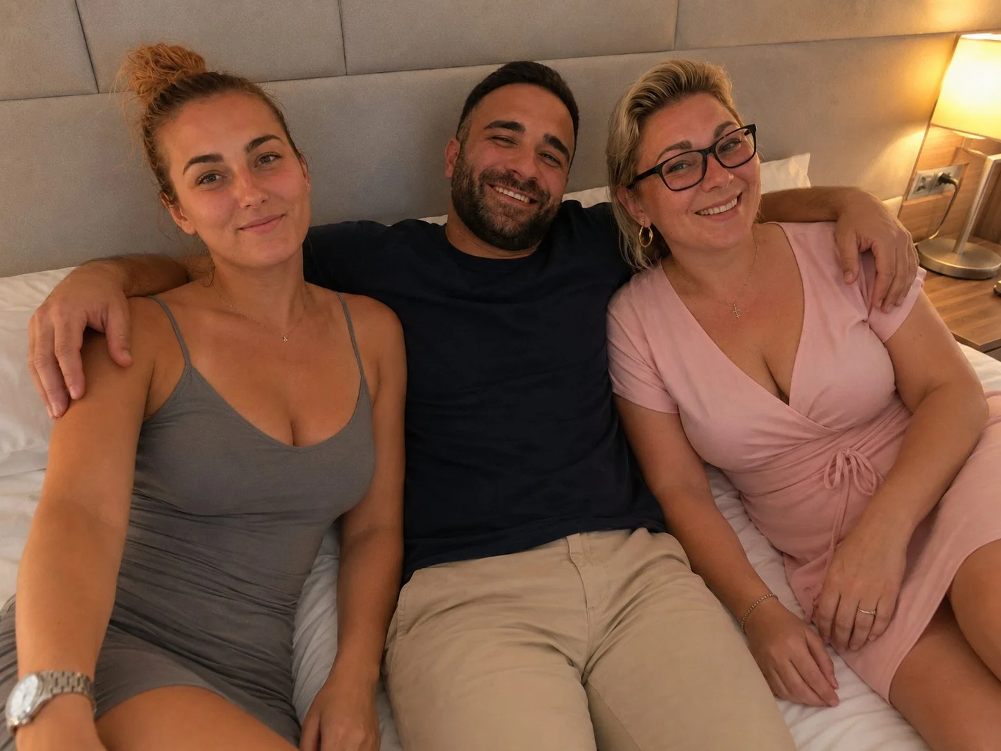 Mom daughter with bf sharing. Cumsluts with cumface, slutty slut whore big tits stepmom image 4