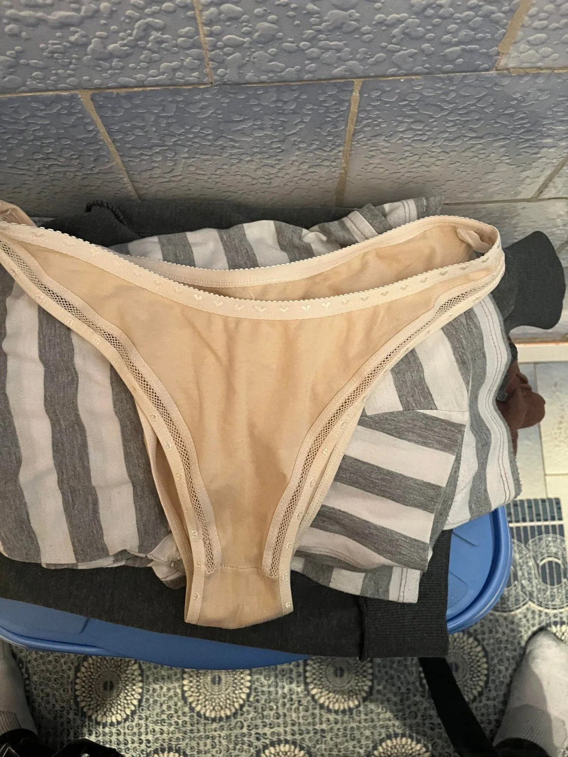 The best ever feeling is to use your mom dirty panties image 2
