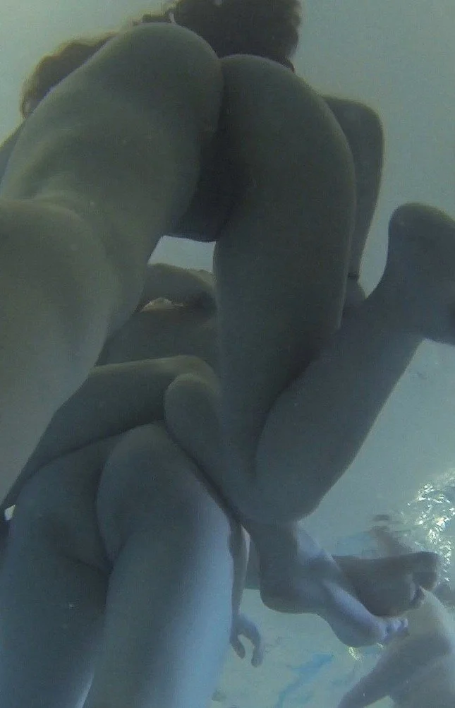 Amateur lesbian party hidden cam at the pool image 2
