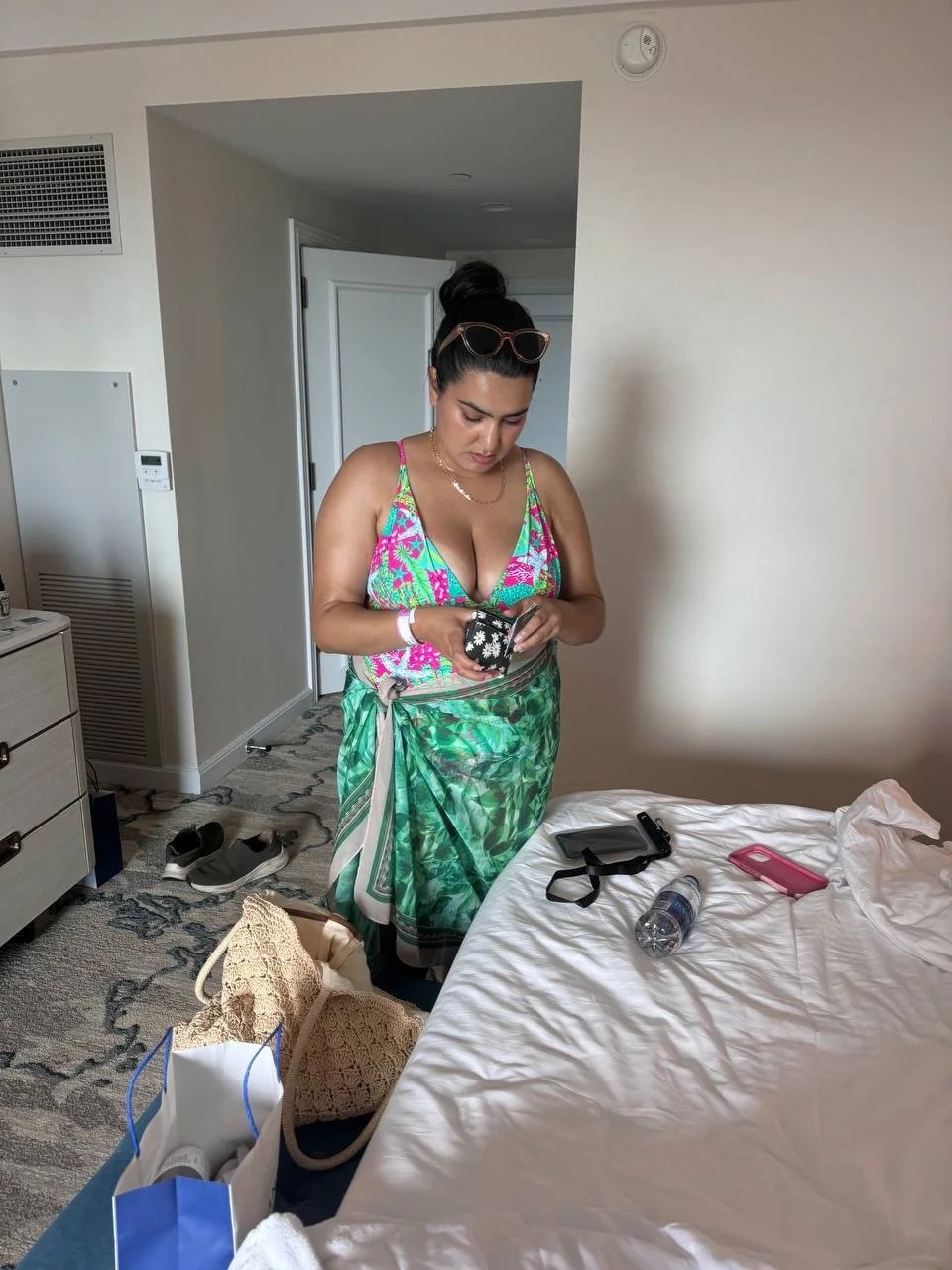 Latina gf with big tits exposed image 2