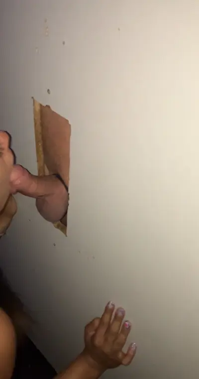 Bribed my sister to slut herself out at the gloryhole to dirty old guys cover image