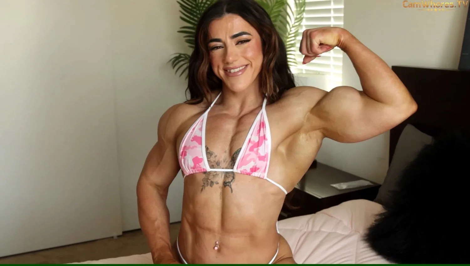 Mrs Henderson, spermatic triumph of hypertrophic bulging muscles image 33