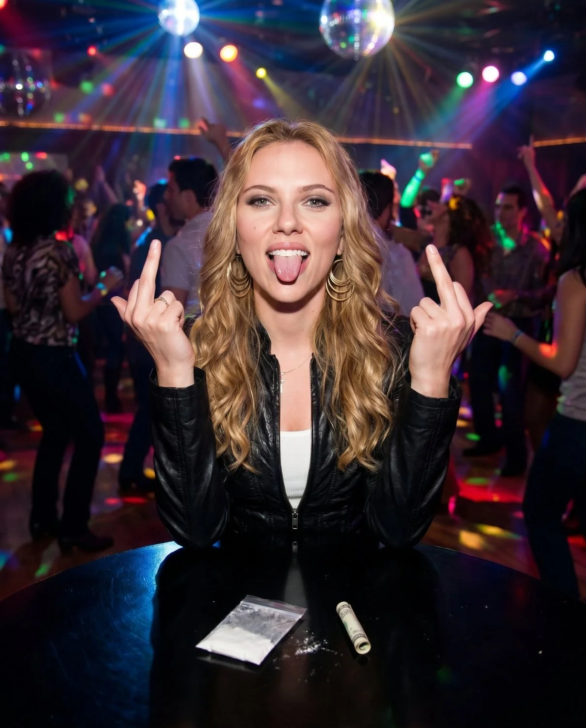 Scarlett Johansson (Don Jon) has fun at the disco #1 image 7