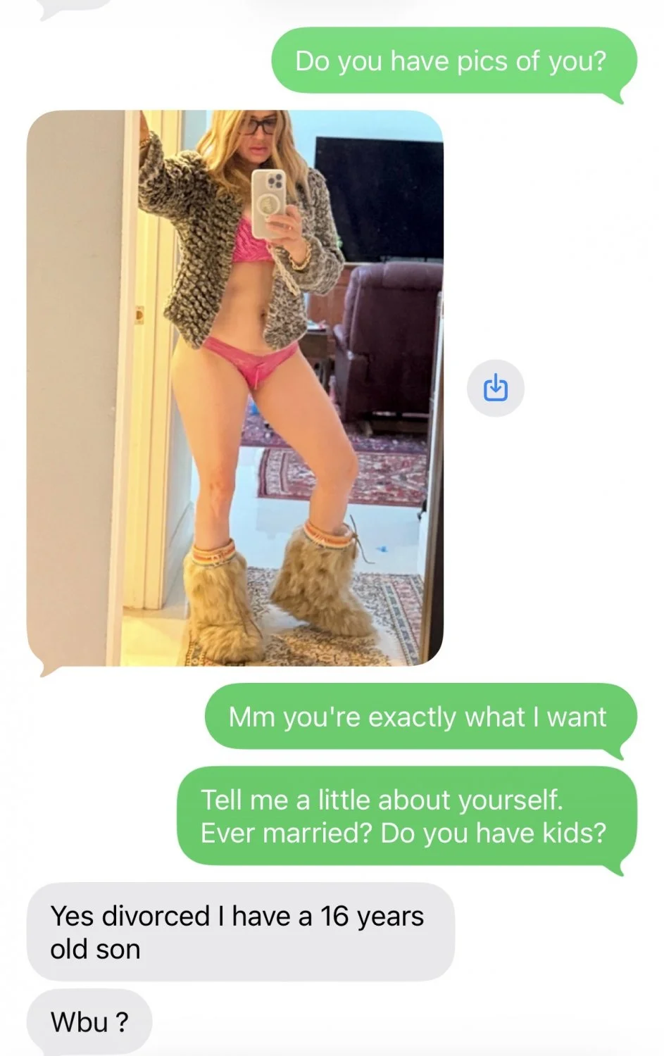 Blonde MILF has a kink for younger cock (texts) image 19