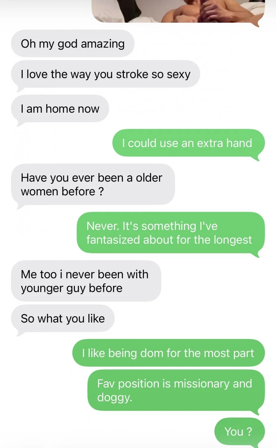 Blonde MILF has a kink for younger cock (texts) image 20