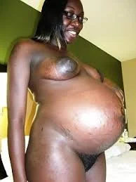 horny pregnant ebony she is so horny image 4