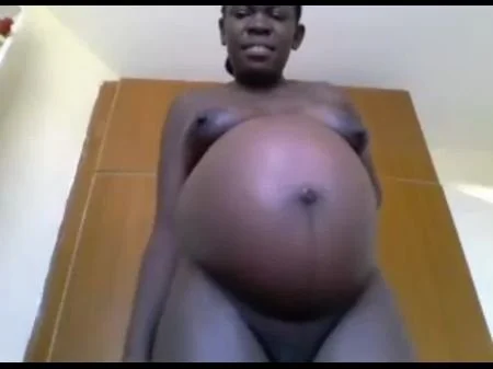 horny pregnant ebony she is so horny image 46