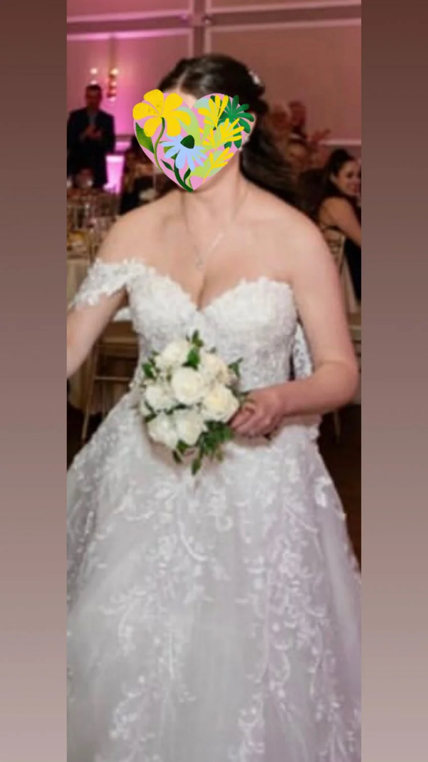 Insanely hot wife hides a killer body under her wedding dress on display image 2