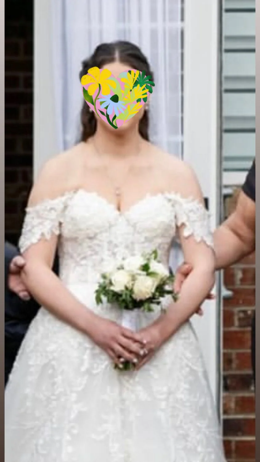 Insanely hot wife hides a killer body under her wedding dress on display image 8