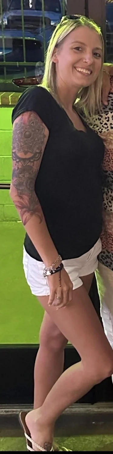 MILFS tattooed feet in sandals image 10