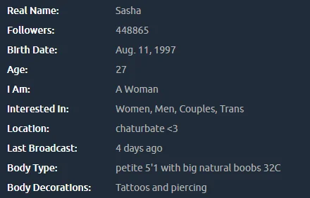 Sasha main image