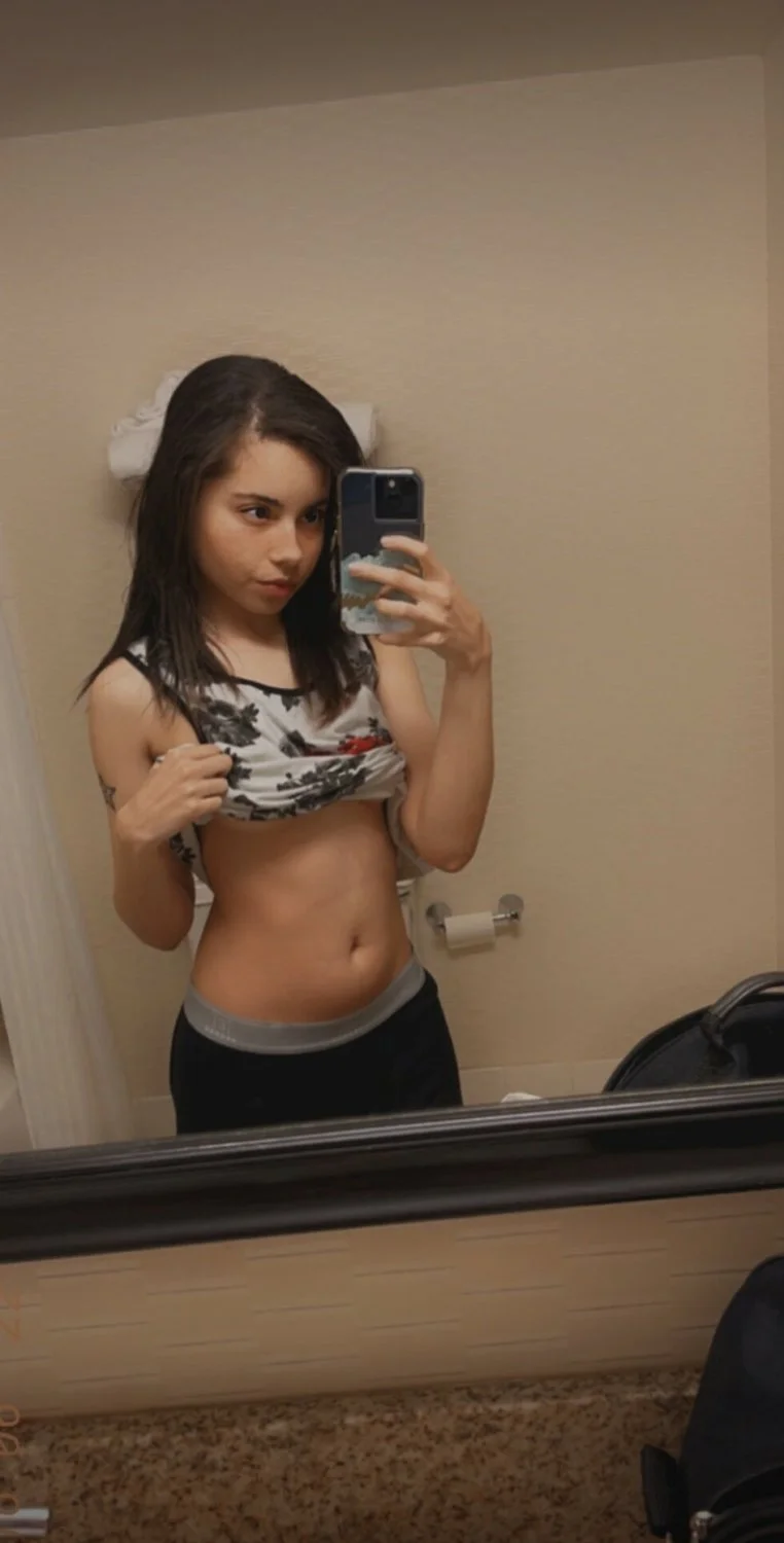 Teen Latina exposed image 14