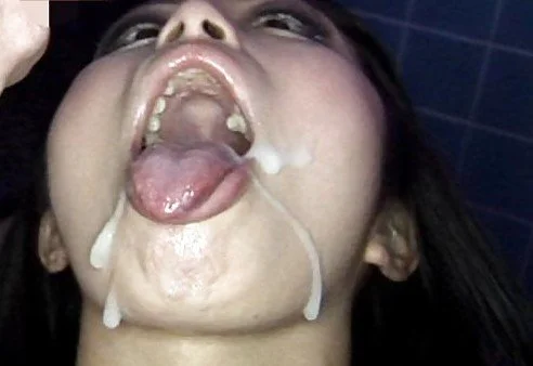 Japanese oral creampie image 1