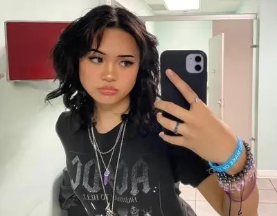 Horny asian teen takes creampie on the first night cover image