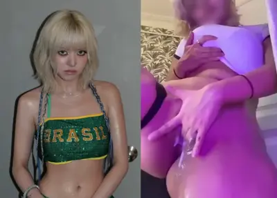 NMIXX Lily pussy play kpop split cover image