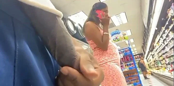 Cums on a stranger's ass in the store main image
