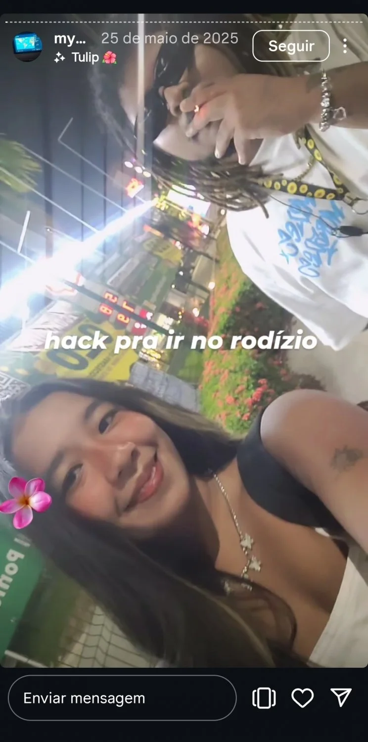 Eduarda do buzzcast de AM. Corno nem sabe q ela vende bct e faz chama kkk image 27