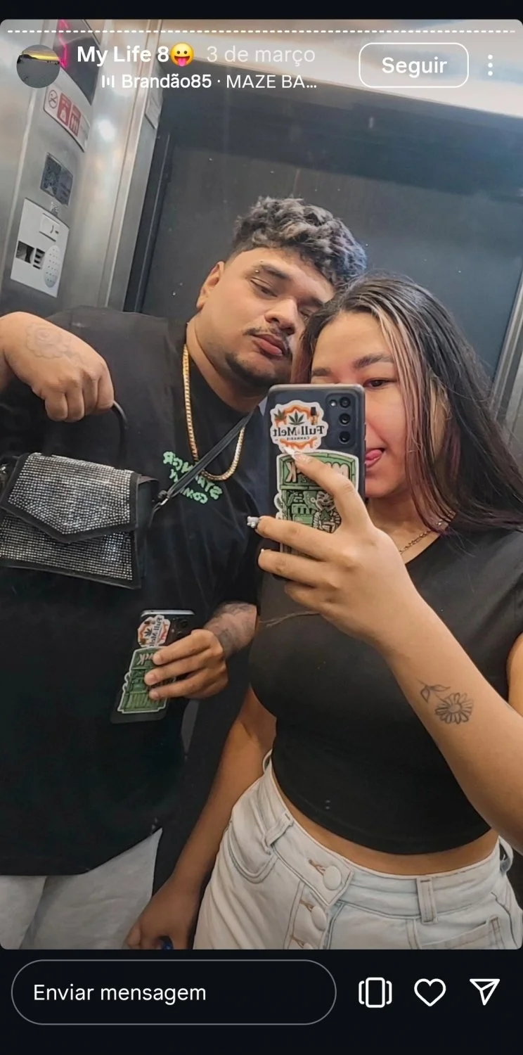 Eduarda do buzzcast de AM. Corno nem sabe q ela vende bct e faz chama kkk image 28