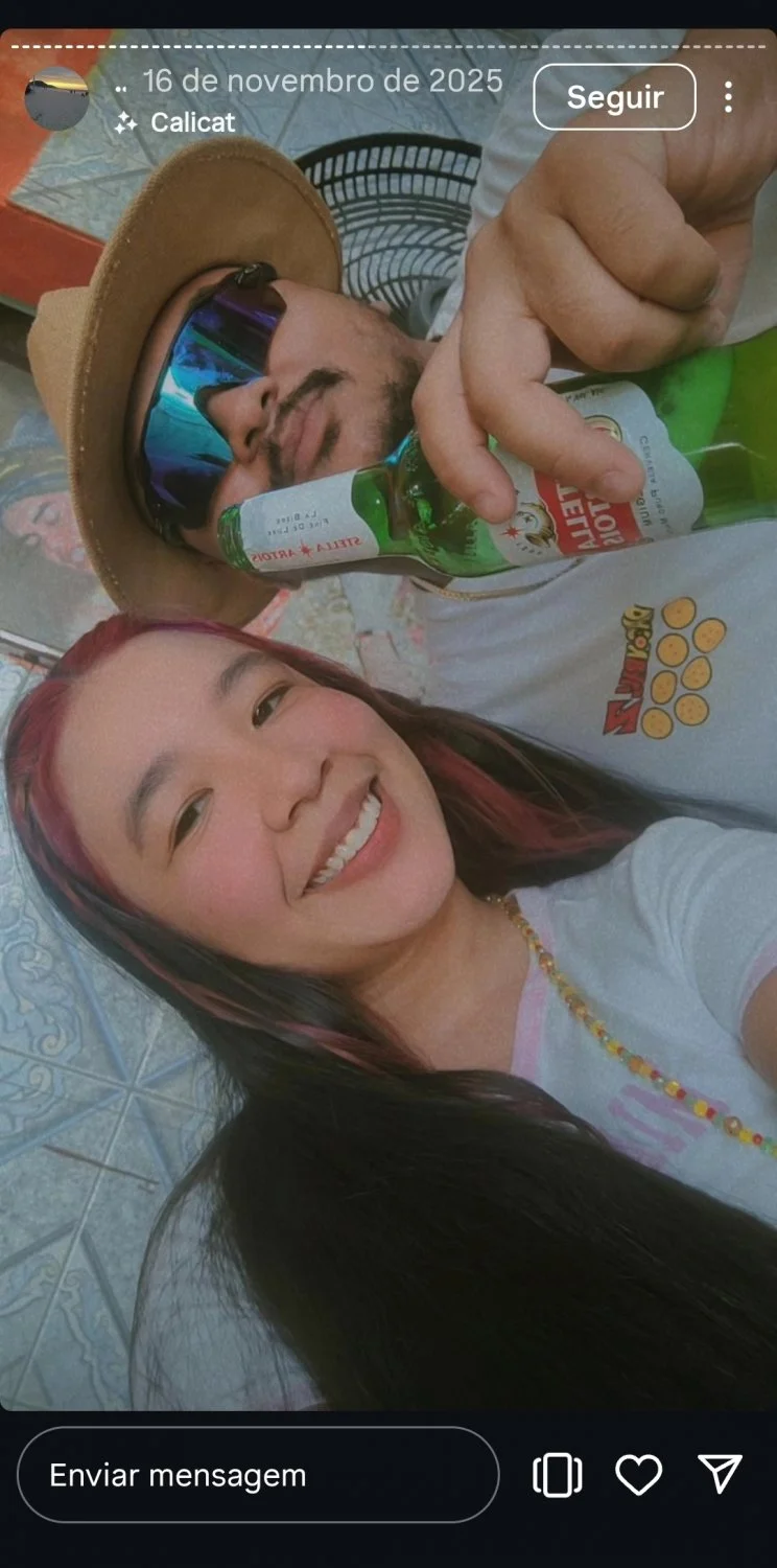 Eduarda do buzzcast de AM. Corno nem sabe q ela vende bct e faz chama kkk image 29