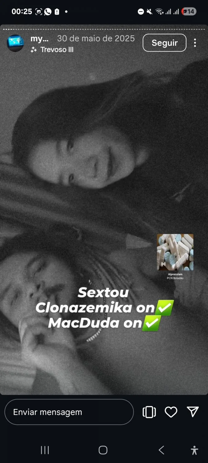 Eduarda do buzzcast de AM. Corno nem sabe q ela vende bct e faz chama kkk image 30