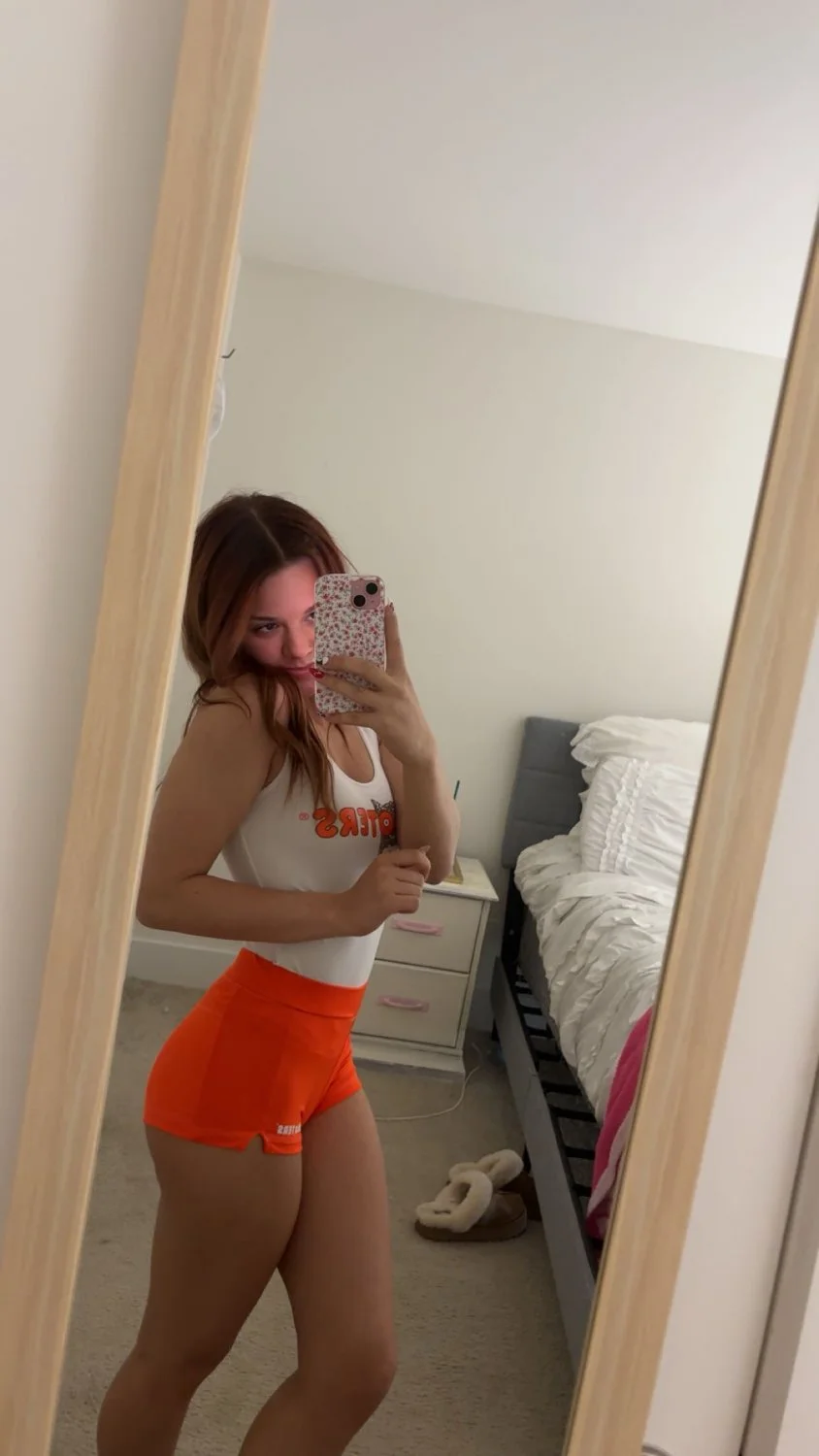 Sexy redhead teen with a fat ass main image