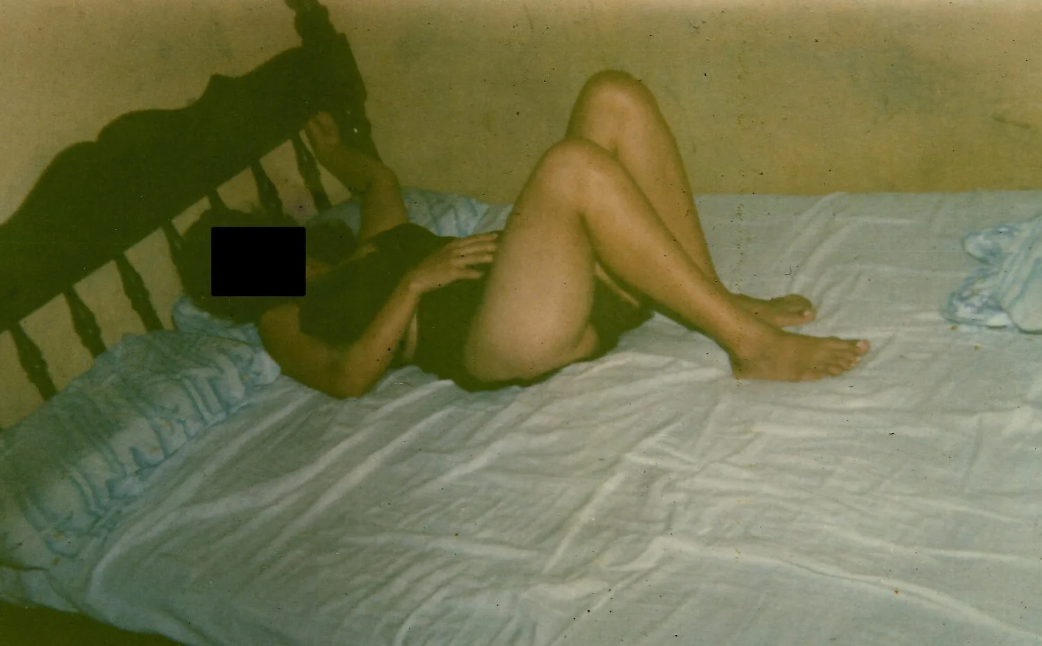 Polaroid photo of my mom when she was young, showing a little of her ass and ready to be pounded image 1