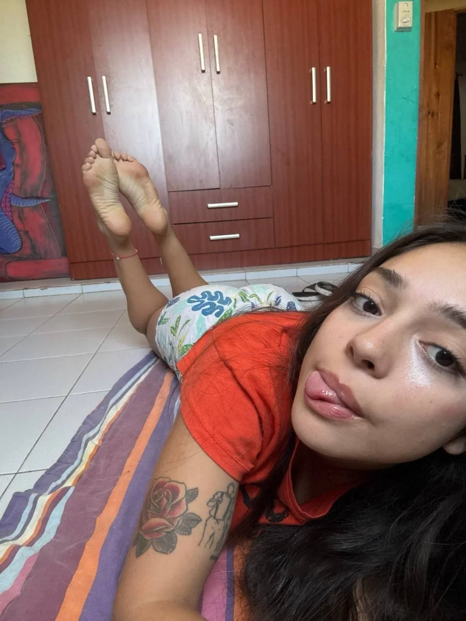 White girl your baeautiful feet image 15