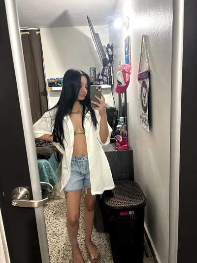 Adorably sexy latina sucks cock and takes backshots cover image