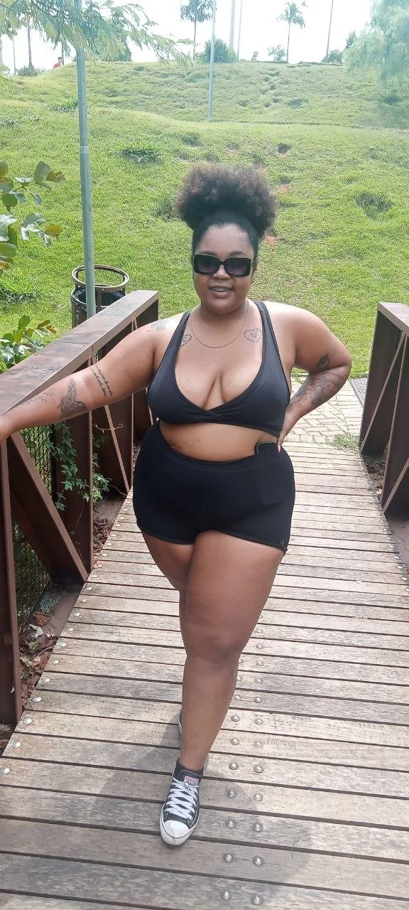 Puta preta que o corno exibe pros machos no Telegram, quem sabe quem é essa cadela? image 7