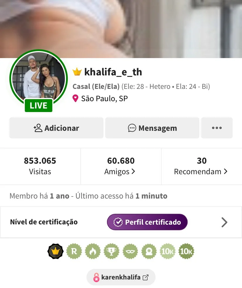 Vazou Khalif@Maravilhosa em Live ao Lado do Maridão image 8