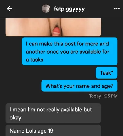 pathetic 19 yo piggy is desperate for degradation, exposure, and humiliation. Give her your worst cover image