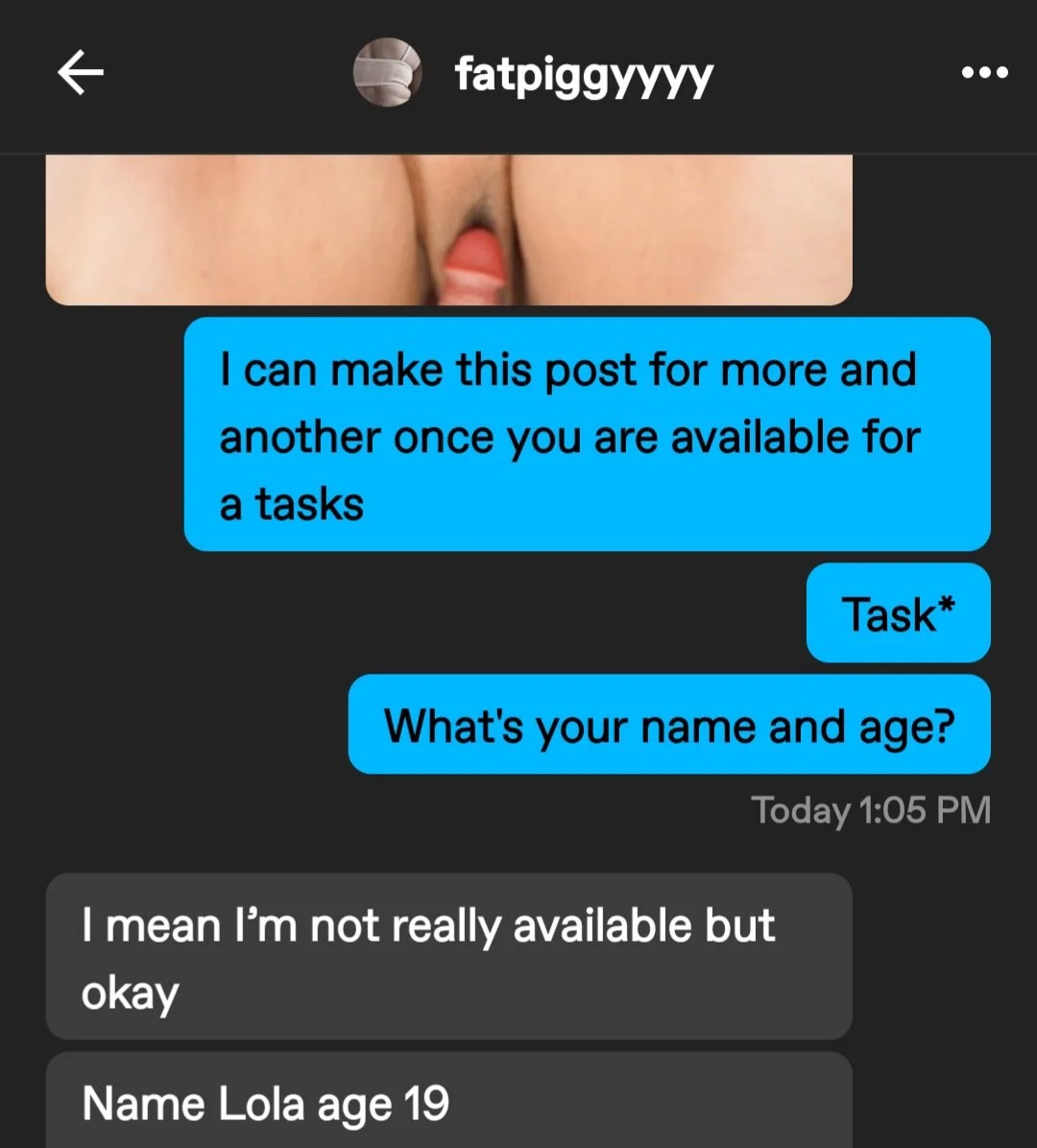 pathetic 19 yo piggy is desperate for degradation, exposure, and humiliation. Give her your worst main image