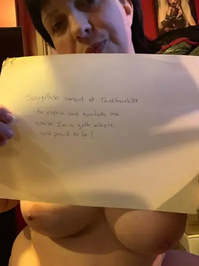 Make sexygoth30 a famous web slut cover image