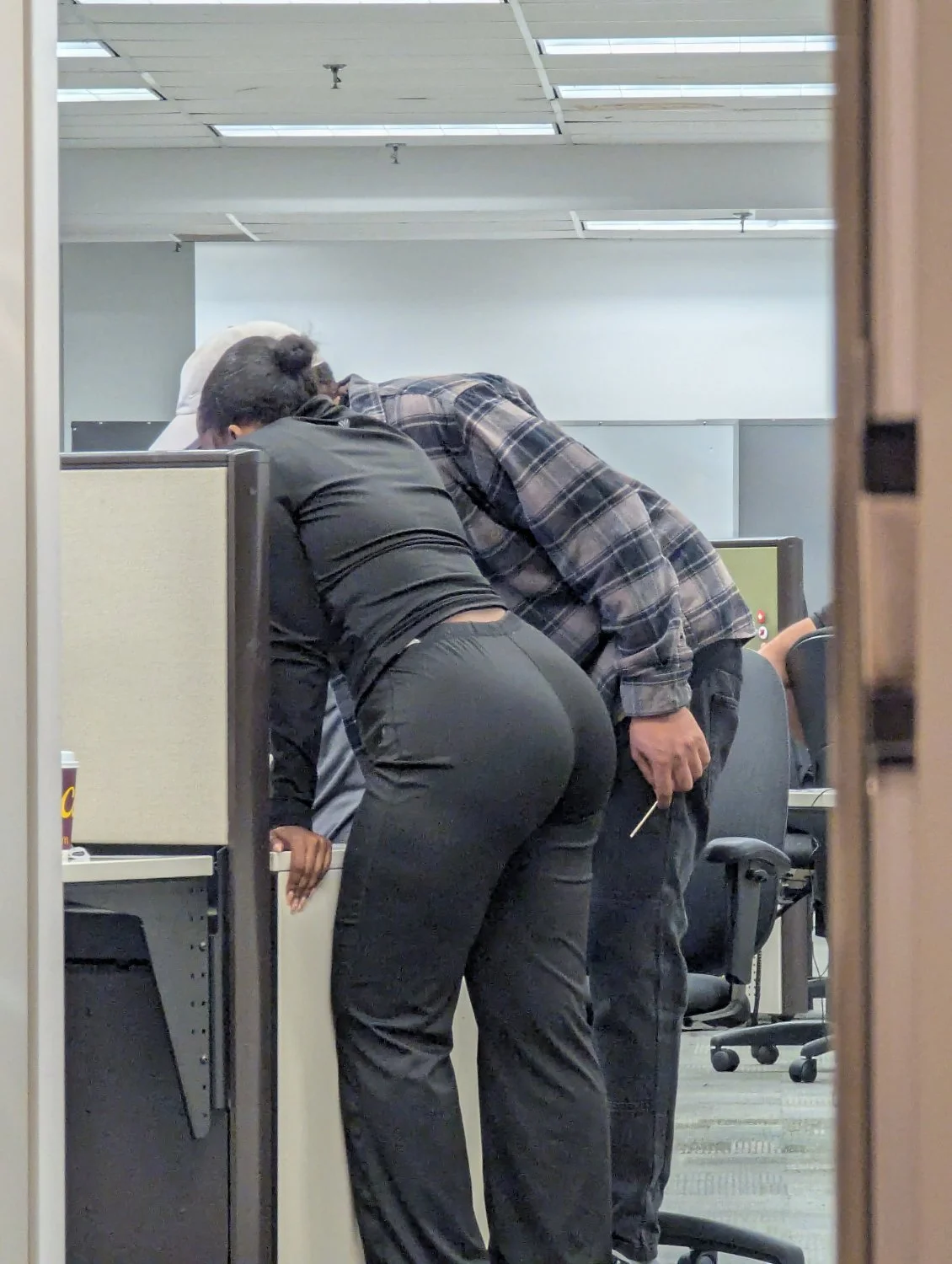Gorgeous ass working bitch image 2