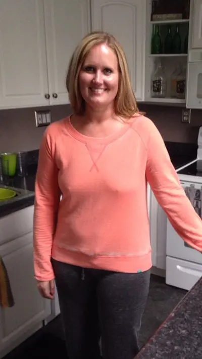 Mom in kitchen when dad is gone cover image