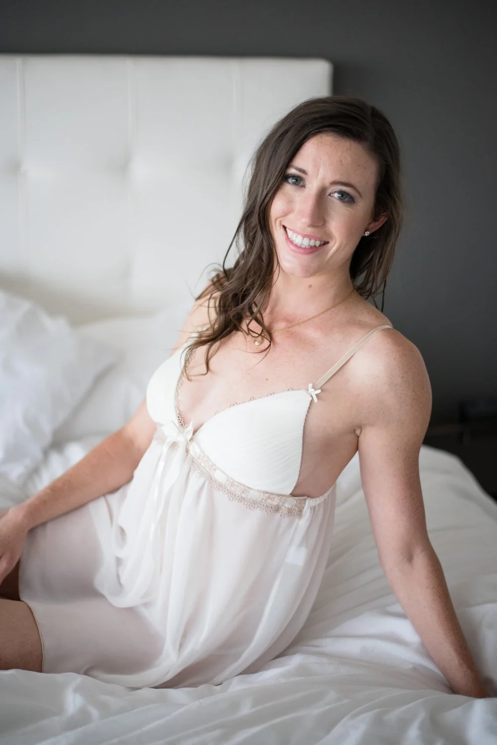 Shy Wife Amanda Works up the Courage to Show Her Tits in Boudoir Shoot Pt.1 image 21